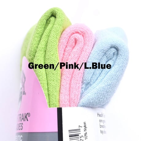 The Railroad Sock 3pack Pastel Therapeutic Crew Socks / 全6パターン