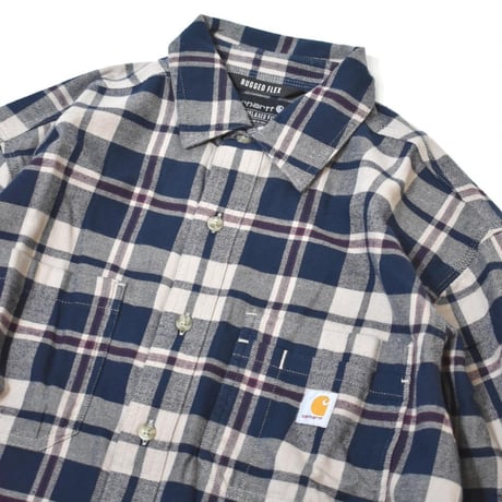 Carhartt 107010 Relaxed Fit Midweight L/S Flannel Plaid Shirts / 全2色