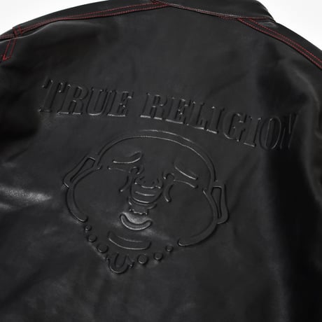 True Religion Leather Moto Jacket - Black