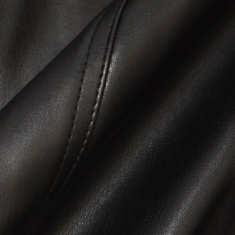 DKNY Faux Leather Moto Jacket [DX491399] - Black
