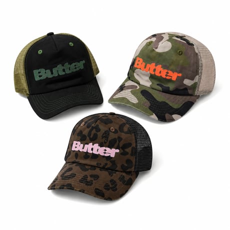 Butter Goods Stencil Trucker Cap / 全3色