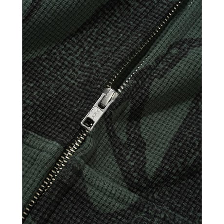 Butter Goods Bleach Waffle Zip-Thru Hood - Camo