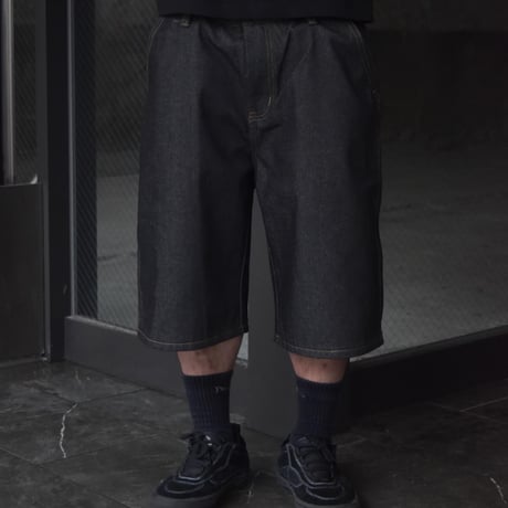 Kno-betta #999 Baggy Denim Painter Shorts / 全2色