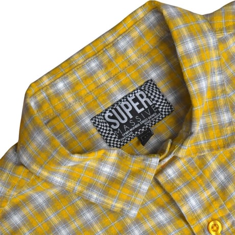 Massive S/S Check Shirts - Yellow