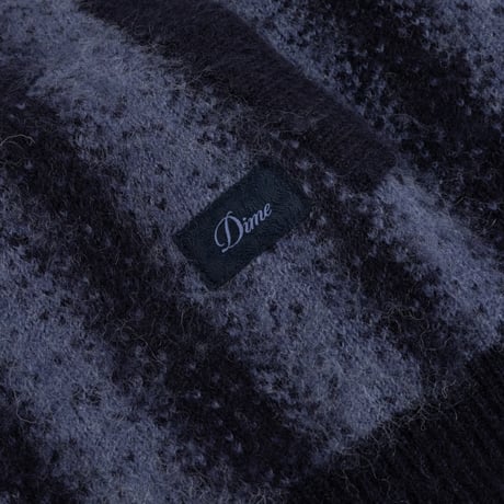 Dime Mohair Striped Zip Hoodie / 全2色