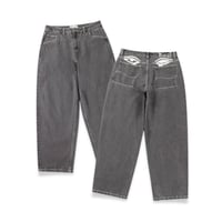 Dime Baggy Wink Denim Pants - Faded Black