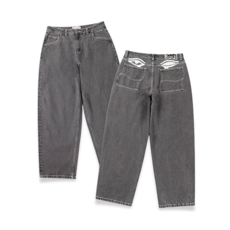 Dime Baggy Wink Denim Pants - Faded Black
