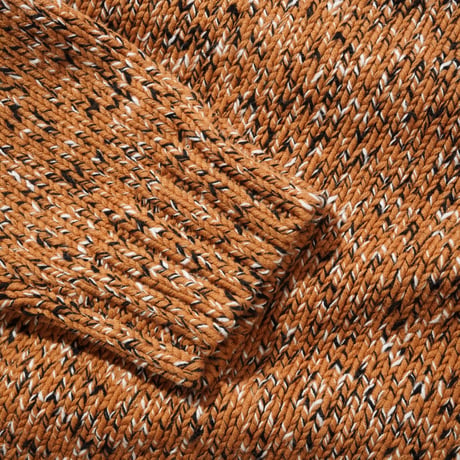 Butter Goods Speckle Knit Sweater - Orange