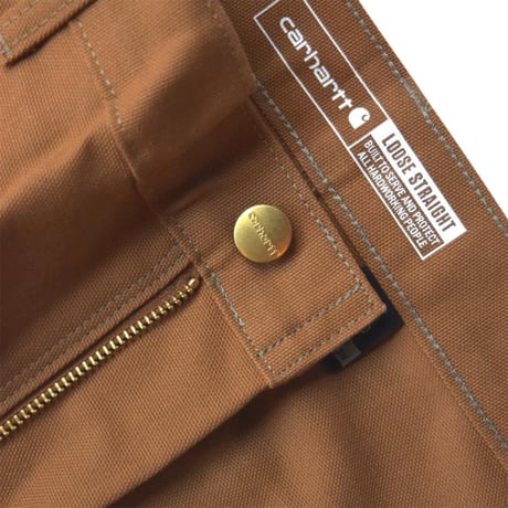 US Carhartt Iconic B01 Firm Duck Double-Front Dungaree / 全2色