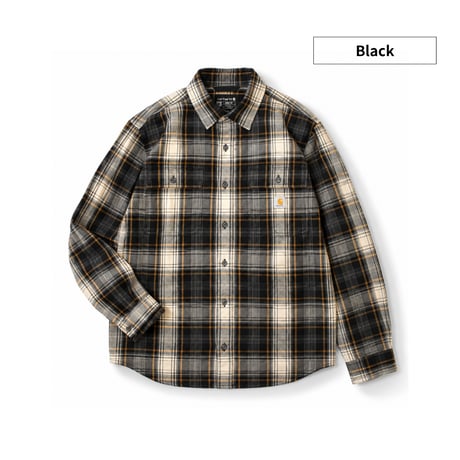 Carhartt 107013 Loose Fit Heavyweight Flannel L/S Plaid Shirts / 全3色