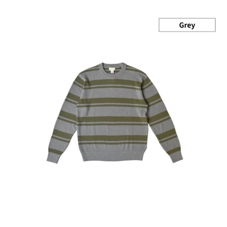 Calvin Klein Stripe Cotton Knit / 全3色
