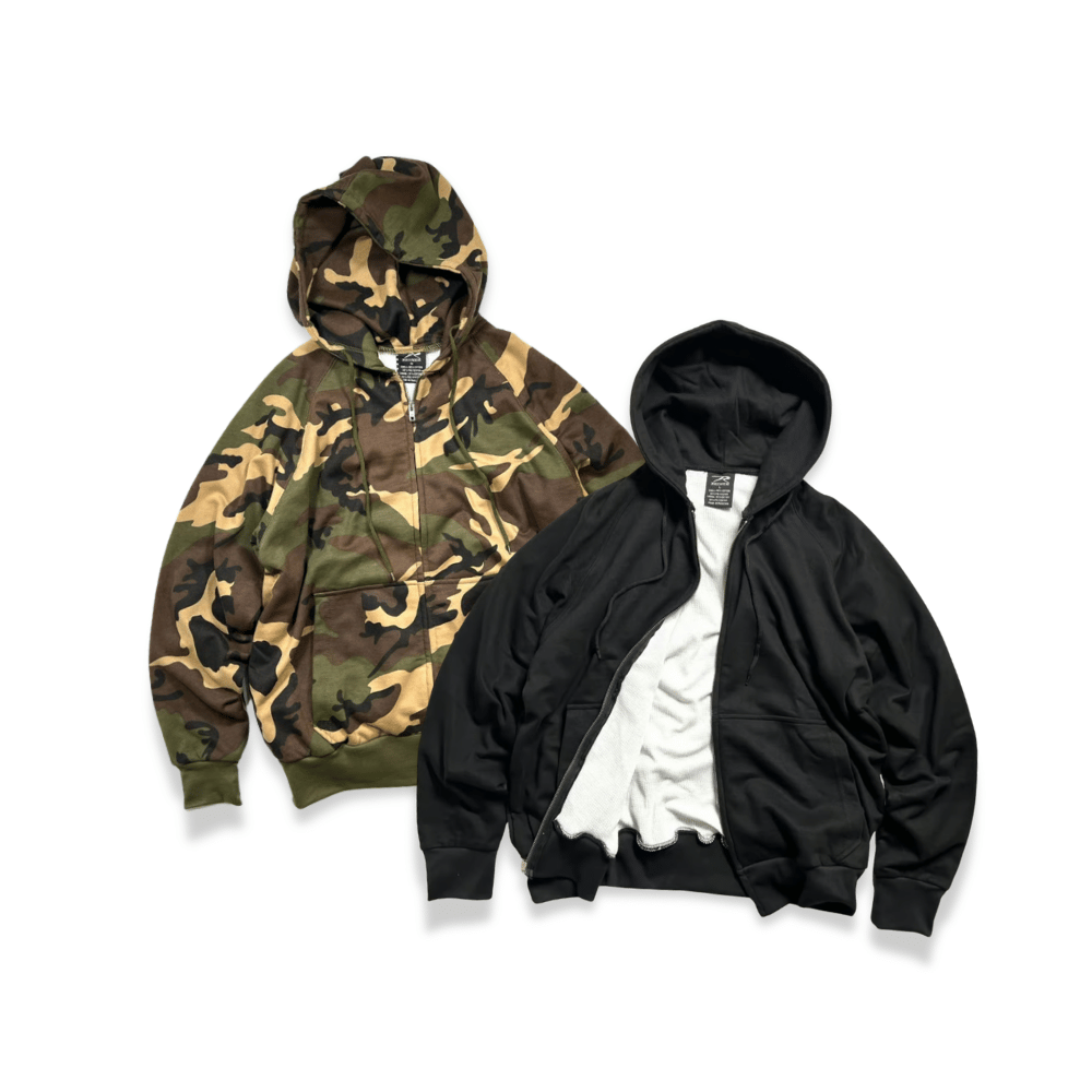 Rothco Thermal Lined Full-Zip Hoodie / 全2色 | RULEZ