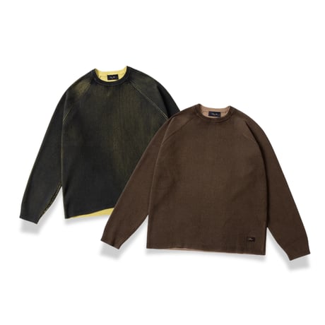 Dime Printed Rib Sweater / 全2色