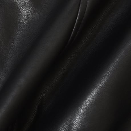 DKNY Faux Leather Bomber Jacket [DX691282] - Black