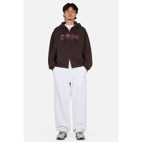 Dime Distressed Terry Zip Hoodie / 全2色