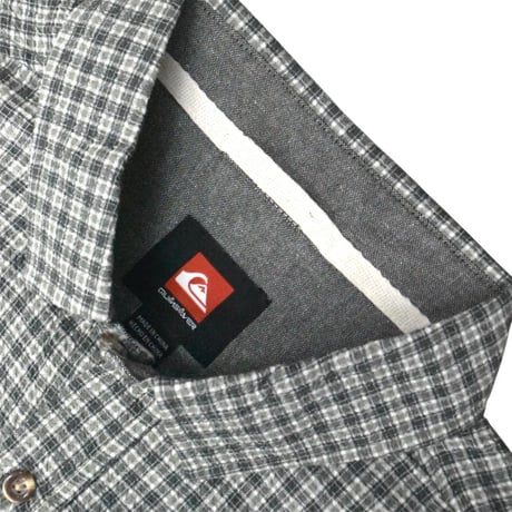 Quicksilver S/S Check Shirts - Green