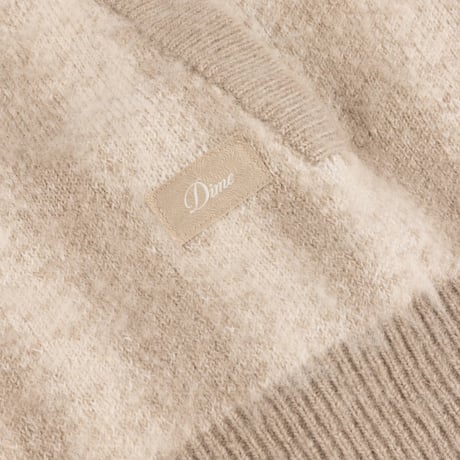 Dime Mohair Striped Zip Hoodie / 全2色