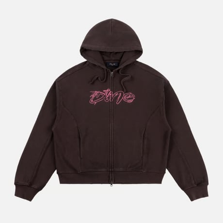 Dime Distressed Terry Zip Hoodie / 全2色