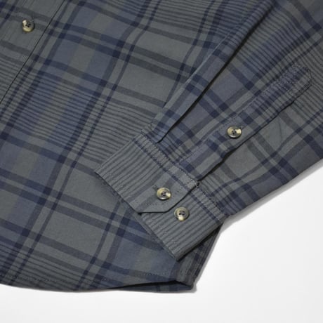 Carhartt 107012 Fort Loose L/S Check Shirts - NavyｘDeep Smoke Blue