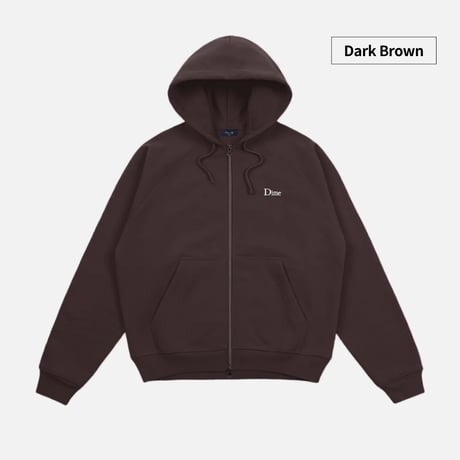 Dime Classic Small Logo Zip Hoodie / 全3色