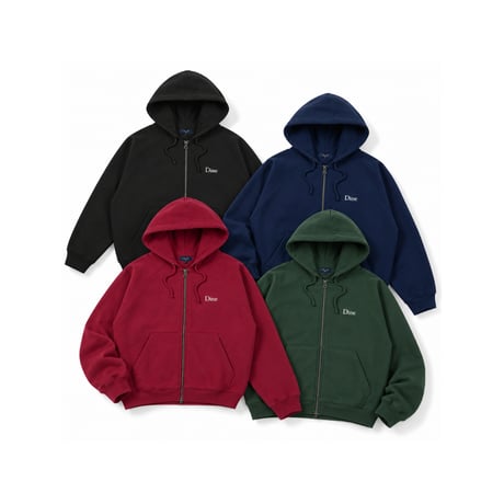 Dime Classic Logo Zip Hoodie (Fall 26) / 全4色
