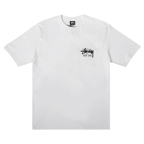 Stussy Stock "New York" S/S Tee - White