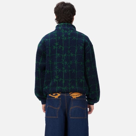 Dime Polar Fleece Sherpa Zip - Navy