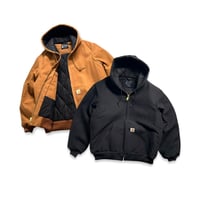 Carhartt USA J140 Firm Duck Insulated Flannel Lined Active Jacket / 全2色