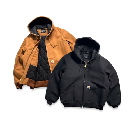 Carhartt USA J140 Firm Duck Insulated Flannel Lined Active Jacket / 全2色