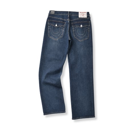 True Religion Bobby Flap Baggy Jeans - Dark Hawk’s Eye Wash