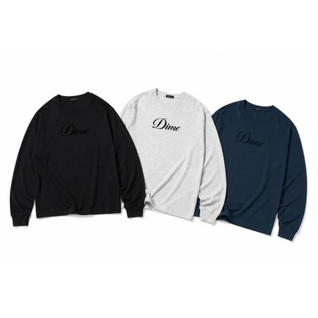 Dime Cursive LS T-Shirt / 全3色