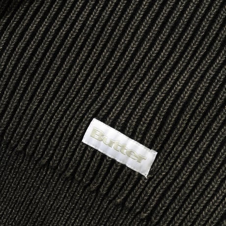 Butter Goods Bleach Zip-Thru Knit -  Black