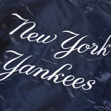 Starter New York Yankees Snap Varsity Jacket - Navy