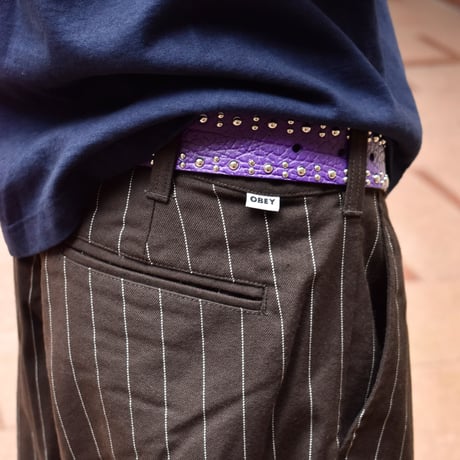 OBEY Dean Stripe Plated Pants / 全2色