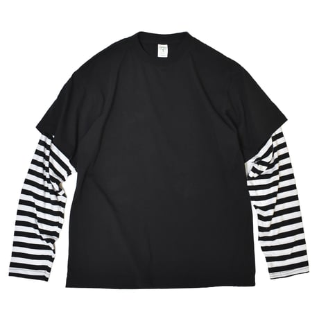 Cotton Collective Oversized Box 2Fer L/S Tee