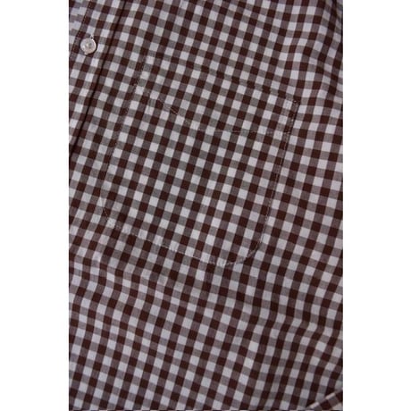 Old Navy L/S Gingham Check Shirt - Brown White