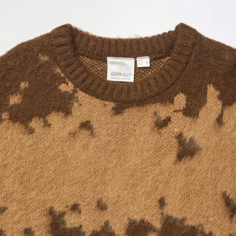 Gramicci MOHAIR SPLATTER SWEATER / 全3色