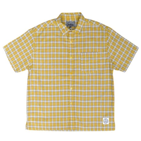 Massive S/S Check Shirts - Yellow