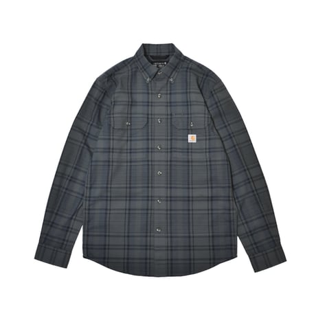 Carhartt 107012 Fort Loose L/S Check Shirts - NavyｘDeep Smoke Blue