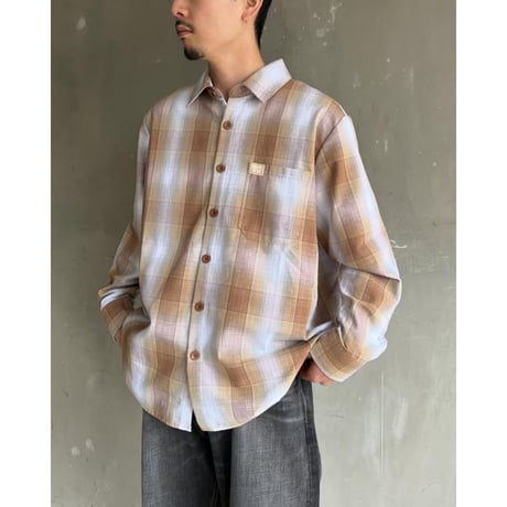 FB County L/S Checker Flanel Shirt / 全5色