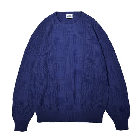 RAWDRIP Panel Pattern Crew Knit 全3色