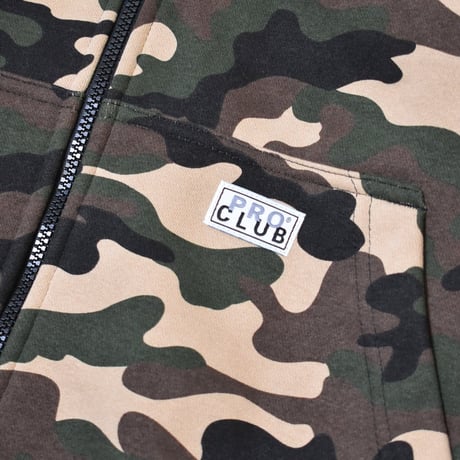 PRO CLUB Heavyweight Full Zip Fleece Hoodie / 全3色