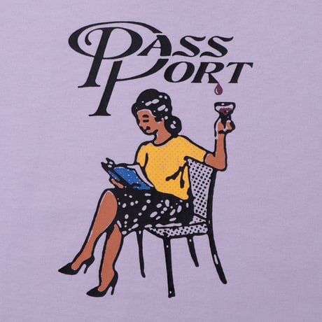 Pass~Port Minimal Output S/S Tee - Lavender