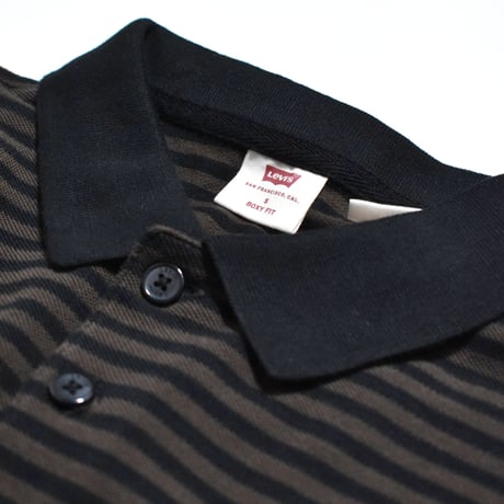 Levi's®︎ Classic Boxy Long-Sleeve Polo Penaud Stripe [0087G-0003] [0087G-0004]  / 全2色