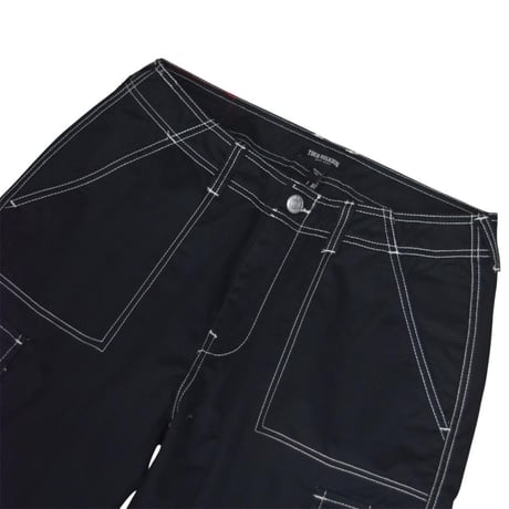 True Religion CSTM Cargo Shots - Jet Black / White