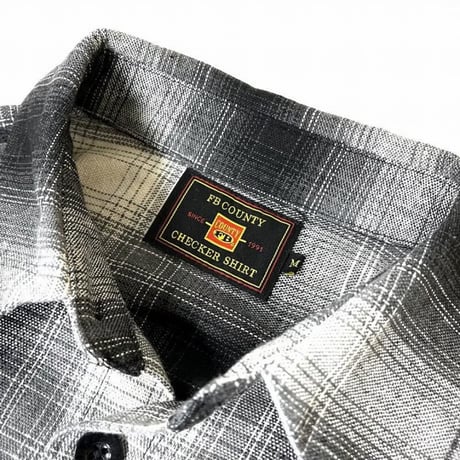 FB County L/S Checker Flanel Shirt / 全5色