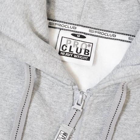 PRO CLUB Heavyweight Full Zip Fleece Hoodie / 全3色
