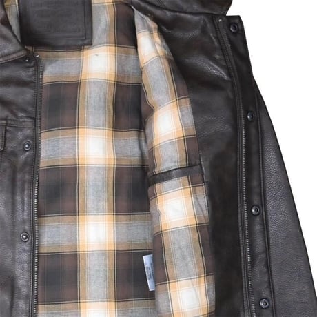 Levi's®︎  PU Leather 2 Chest Pocket Trucker Jacket LM2RU638 / 全2色