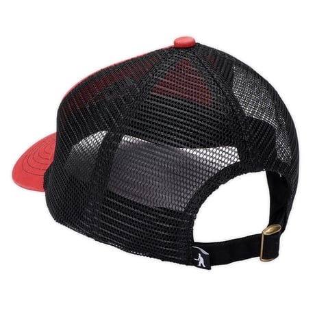Pass~Port Cherries Leagues Trucker - Washed Red