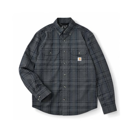 Carhartt 107012 Fort Loose L/S Check Shirts - NavyｘDeep Smoke Blue